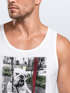 cooles Herren Tanktop mit Pug Life Print Hund in Schaukel Muskelshirt Neverless®preview