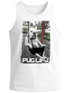 cooles Herren Tanktop mit Pug Life Print Hund in Schaukel Muskelshirt Neverless®preview