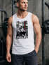 cooles Herren Tanktop mit Pug Life Print Hund in Schaukel Muskelshirt Neverless®preview