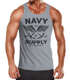 Cooles Herren Tanktop Nautical Maritim Anker mit Flügeln Navy Supply Vintage Neverless®preview