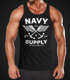 Cooles Herren Tanktop Nautical Maritim Anker mit Flügeln Navy Supply Vintage Neverless®preview