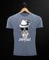 Cooles, lustiges Angesagtes Herren T-Shirt Vintage Shirt Servus Skull Totenkopf Aufdruck Used Look Slim Fit Neverless®preview