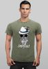 Cooles, lustiges Angesagtes Herren T-Shirt Vintage Shirt Servus Skull Totenkopf Aufdruck Used Look Slim Fit Neverless®preview