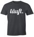 cooles lustiges Herren T-Shirt - läuft - Fun-Shirt Moonworks®preview