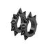 Creolen Clip Ohrringe Edelstahl Spikes Stacheln Herren Damen Gothic Punkpreview