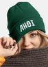 Damen Beanie Ahoi Patch Strickmütze mit Spruch Streetwear Maritim Aufdruck Lustig Damenmütze Moonworks®preview