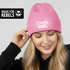 Damen Beanie - Candy Girl - Strickmütze Spruch Karneval Fasching Aufdruck Lustig Damenmütze Moonworks®preview