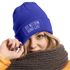 Damen Beanie Geschenk für Hundeliebhaberinnen Strickmütze mit Spruch Aufdruck Lustig Die mit dem Hund geht Hundebesitzer Moonworks®preview