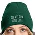 Damen Beanie Geschenk für Hundeliebhaberinnen Strickmütze mit Spruch Aufdruck Lustig Die mit dem Hund geht Hundebesitzer Moonworks®preview