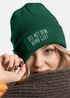 Damen Beanie Geschenk für Hundeliebhaberinnen Strickmütze mit Spruch Aufdruck Lustig Die mit dem Hund geht Hundebesitzer Moonworks®preview