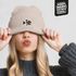 Damen Beanie mit Aufdruck Fisch Skelett Wintermütze Maritim Lustig Strickmütze Geschenkidee Freundin Frau MoonWorks®preview