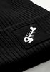 Damen Beanie mit Aufdruck Fischgräte Wintermütze Frauen Strickmütze Geschenkidee Freundin Frau MoonWorks®preview