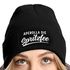 Damen Beanie mit Patch Aperolla die Spritzfee Party Strickmütze Spruch Aufdruck Lustig Damenmütze Moonworks®preview