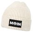 Damen Beanie mit Patch Aufdruck Print Moin Nordisch Wintermütze Strickmütze Neverless®preview