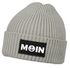 Damen Beanie mit Patch Aufdruck Print Moin Nordisch Wintermütze Strickmütze Neverless®preview