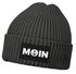 Damen Beanie mit Patch Aufdruck Print Moin Nordisch Wintermütze Strickmütze Neverless®preview