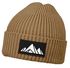 Damen Beanie mit Patch Berge Gebirge Outrdoor Aufdruck Print Wintermütze Strickmütze Frauen Neverless®preview