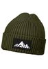 Damen Beanie mit Patch Berge Gebirge Outrdoor Aufdruck Print Wintermütze Strickmütze Frauen Neverless®preview