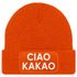Damen Beanie mit Patch Ciao Kakao Strickmütze mit Spruch Aufdruck Lustig Damenmütze Moonworks®preview