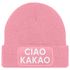 Damen Beanie mit Patch Ciao Kakao Strickmütze mit Spruch Aufdruck Lustig Damenmütze Moonworks®preview