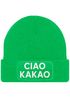Damen Beanie mit Patch Ciao Kakao Strickmütze mit Spruch Aufdruck Lustig Damenmütze Moonworks®preview