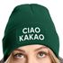 Damen Beanie mit Patch Ciao Kakao Strickmütze mit Spruch Aufdruck Lustig Damenmütze Moonworks®preview