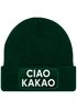 Damen Beanie mit Patch Ciao Kakao Strickmütze mit Spruch Aufdruck Lustig Damenmütze Moonworks®preview