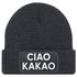 Damen Beanie mit Patch Ciao Kakao Strickmütze mit Spruch Aufdruck Lustig Damenmütze Moonworks®preview