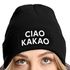 Damen Beanie mit Patch Ciao Kakao Strickmütze mit Spruch Aufdruck Lustig Damenmütze Moonworks®preview