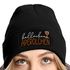 Damen Beanie mit Patch Hallöchen Aperölchen Strickmütze mit Spruch Aufdruck Lustig Damenmütze Moonworks®preview