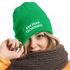 Damen Beanie mit Patch San Fran Tschüssiko Strickmütze mit Spruch Aufdruck Lustig Damenmütze Moonworks®preview