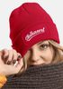 Damen Beanie mit Patch Skifahren Strickmütze mit Spruch Aufdruck Skihaserl Damenmütze Moonworks®preview