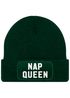 Damen Beanie mit Patch Spruch Nap Queen Statement Strickmütze Aufdruck Lustig Damenmütze Moonworks®preview