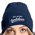 Damen Beanie mit Patch Strickmütze mit Spruch Aufdruck Auf Spritztour Lustig Damenmütze Moonworks®preview