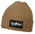 Damen Beanie mit Patch Strickmütze mit Spruch Aufdruck Dorfkind Lustig Damenmütze Moonworks®preview