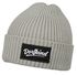 Damen Beanie mit Patch Strickmütze mit Spruch Aufdruck Dorfkind Lustig Damenmütze Moonworks®preview