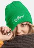 Damen Beanie mit Patch Strickmütze mit Spruch Aufdruck Lustig Damenmütze Moonworks®preview