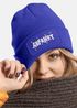 Damen Beanie mit Patch Strickmütze mit Spruch Aufdruck Lustig Damenmütze Moonworks®preview