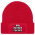 Damen Beanie mit Patch Strickmütze mit Spruch Bad Mother Fucker Statement Aufdruck Lustig Damenmütze Moonworks®preview