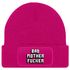 Damen Beanie mit Patch Strickmütze mit Spruch Bad Mother Fucker Statement Aufdruck Lustig Damenmütze Moonworks®preview