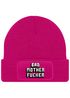 Damen Beanie mit Patch Strickmütze mit Spruch Bad Mother Fucker Statement Aufdruck Lustig Damenmütze Moonworks®preview