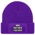 Damen Beanie mit Patch Strickmütze mit Spruch Bad Mother Fucker Statement Aufdruck Lustig Damenmütze Moonworks®preview
