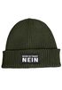 Damen Beanie mit Patch Strickmütze mit Spruch Bevor du fragst Nein Aufdruck Lustig Damenmütze Moonworks®preview