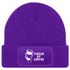 Damen Beanie mit Patch Strickmütze mit Spruch Fueled by Coffee Aufdruck Lustig Damenmütze Geschenk für Kaffeetrinker Moonworks®preview