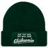 Damen Beanie mit Patch Strickmütze mit Spruch Glühwein Aufdruck Lustig Damenmütze Moonworks®preview