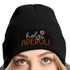 Damen Beanie mit Patch Strickmütze mit Spruch Holy Aperoli Aufdruck Party Alkohol Lustig Damenmütze Moonworks®preview