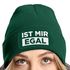 Damen Beanie mit Patch Strickmütze mit Spruch Ist mir egal lustig bedruckt Damenmütze Statement Moonworks®preview