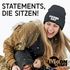 Damen Beanie mit Patch Strickmütze mit Spruch Kalt Wintermütze Statement Aufdruck Lustig Damenmütze Moonworks®preview