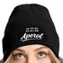 Damen Beanie mit Patch Strickmütze mit Spruch Lieblingsgetränk Party Aufdruck Lustig Damenmütze Moonworks®preview