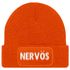 Damen Beanie mit Patch Strickmütze mit Spruch Nervös Aufdruck Statement Lustig Damenmütze Moonworks®preview
